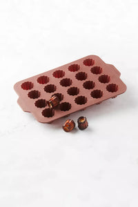 Mold for 20 cannelés Vintage Maroon