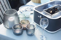 Vaas blauw ø 17.7cm H 18cm