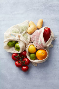 Reusable mesh bag for vegetables and fruit 30x40cm