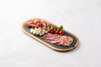 Sharing board in acacia/slate 45x21cm FSC 100%