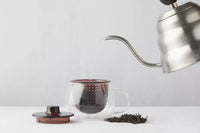 Tasse à thé avec filtre aubergine 300ml