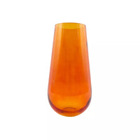 Vase orange Ø 17.5cm H 35cm