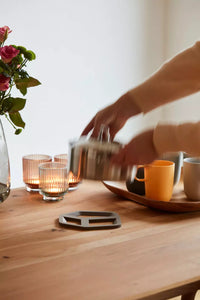 3D panonderzetter vijfhoek taupe