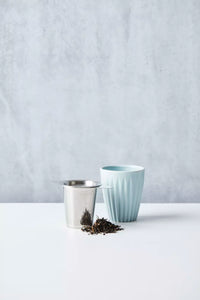 Theezeef met uitlekschaaltje