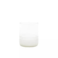 Set of 4 glasses from upcycled glass transparent 250ml