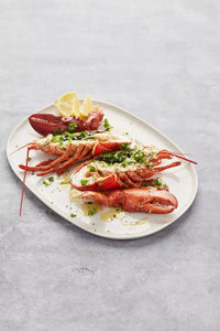 Serveerschotel gebroken wit 35x26cm