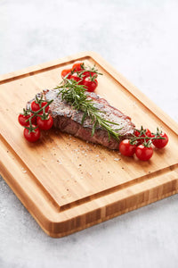 Vleesplank met sapgeul uit bamboe 40x30x3cm FSC®