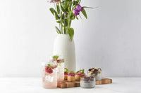 Set van 4 serveerkommen uit upcycled glas helder 100ml