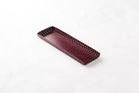 Fluted tart pan with removable base made of non-stick carbon steel 35x11x3cm