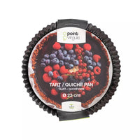 Geribde bakvorm met anti-aanbaklaag en losse bodem ø 23cm