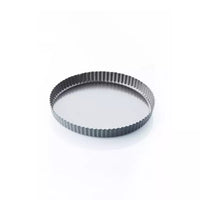 Geribde bakvorm met anti-aanbaklaag en losse bodem ø 30cm