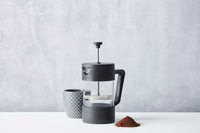 French press cafetière à piston noir 600ml