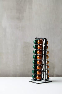 Wire capsulehouder zwart voor 32 koffiecups