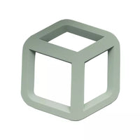 Sous-plat 3D cube vert