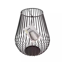 Wire kaarshouder zwart ø 17cm