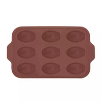 Mold for 9 madeleines Vintage Maroon