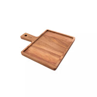 Hamburgerplank uit acaciahout 30x25cm FSC®