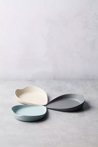 Repose cuillère en fibre de bambou bleu brouillard