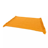 Set de table en coton 100% recyclé ocre