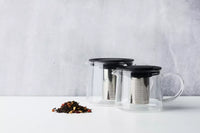 Teapot with infuser black 600ml