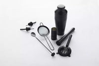 8-delige cocktailset zwart