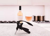 Tire-bouchon à levier noir