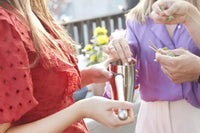 Cocktailset met Cobbler shaker, cocktailmaatje, stamper, barlepel en cocktailzeef