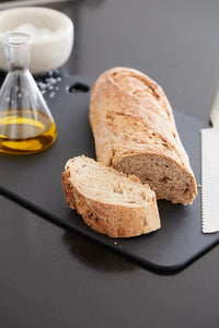 Wood fiber cutting board black 44x32.5cm FSC®