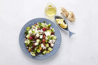 Visschaaltje blauw 18x7cm