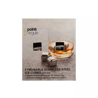 Set de 4 glaçons réutilisables avec pochette