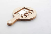 5-delige magnetische kaasset uit acacia FSC®