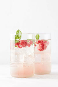 Set de 4 verres en verre upcyclé transparent 400ml