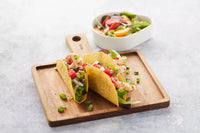 Hamburgerplank uit acaciahout 30x25cm FSC®