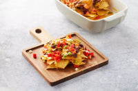 Hamburgerplank uit acaciahout 30x25cm FSC®