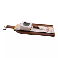 3-piece cheese serving board in acacia 48x18cm FSC 100%