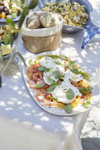 Serveerschotel gebroken wit 35x26cm