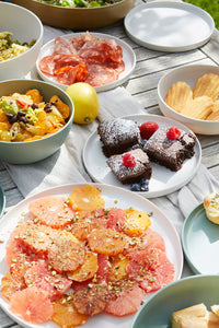 Plate in rPET Summer Sand ø 20cm