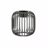 Wire theelichthouder zwart ø 9.5cm