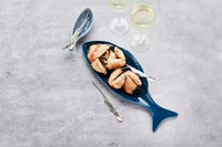 Set van 4 kreeftenvorkjes