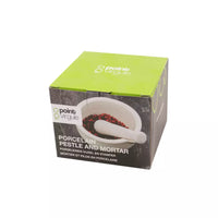 Mortier et pilon blanc