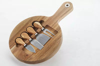 5-delige magnetische kaasset uit acacia FSC®