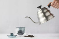 Tea mug with filter blue green 300ml