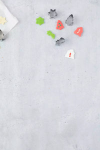 Set van 16 uitsteekvormpjes kerstmis