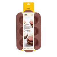 Moule pour 6 muffins Vintage Maroon