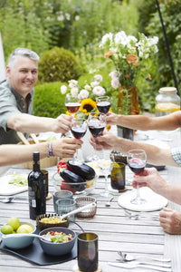 Bougeoir pour bougie chauffe-plat bleu ø 10.5cm H 7.7cm