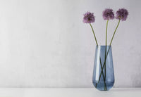 Vase blue Ø 17.5cm H 35cm