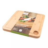 Vaatwasbestendige snijplank met sapgeul 35x35x2.5cm FSC®