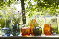 Vase orange Ø 18.5cm H 24.5cm