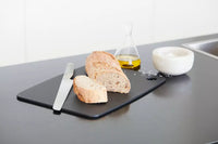 Wood fiber cutting board black 44x32.5cm FSC®