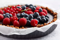 Fluted non-stick baking pan with removable base ø 20cm